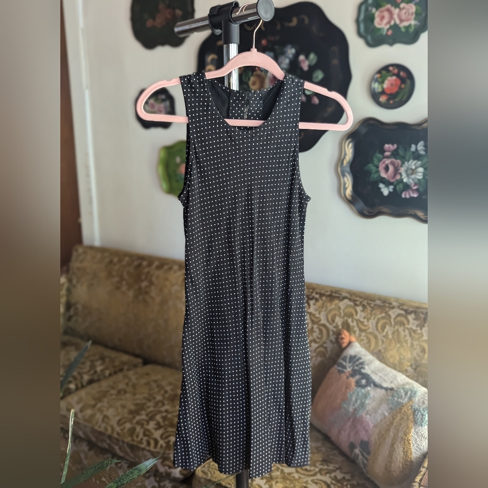 Vintage 90s/'00s Polka Dot Skater Mini Dress